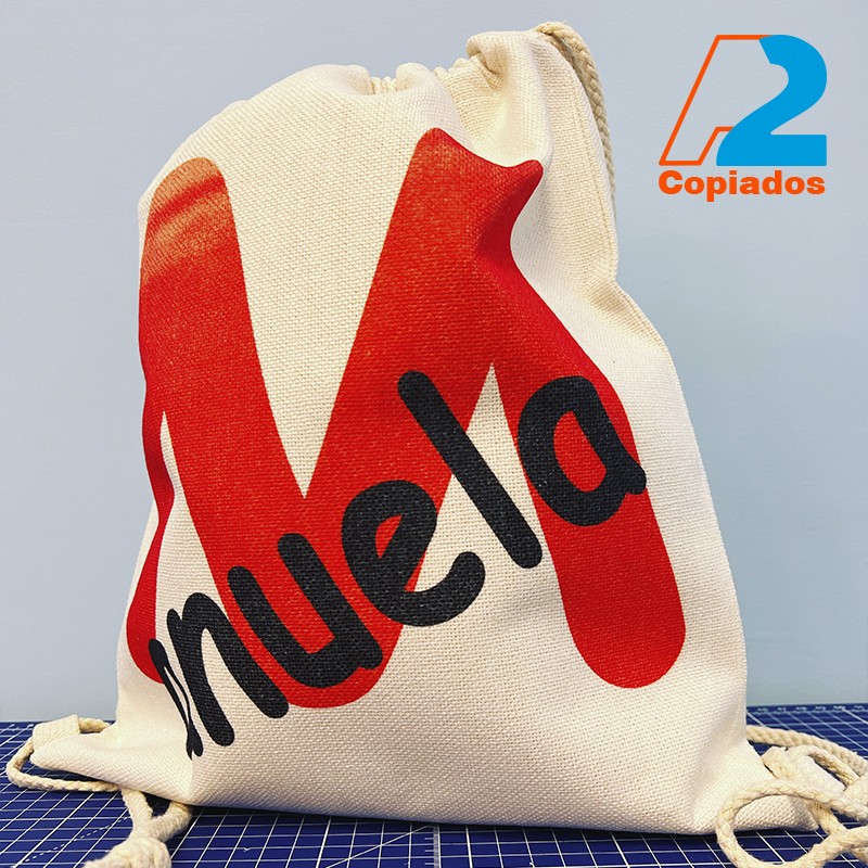 MOCHILA CUERDAS LINO