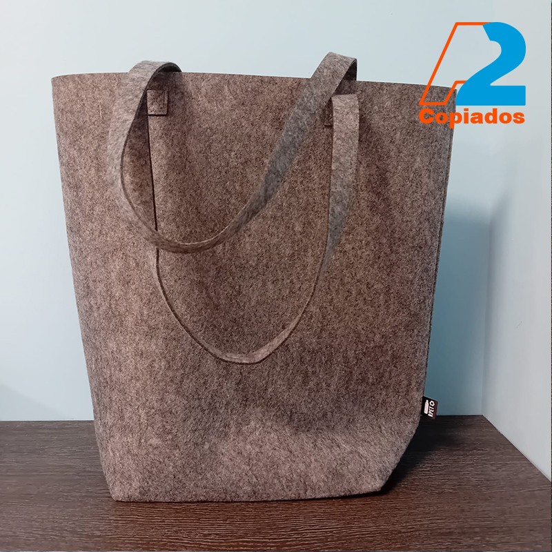 BOLSA FIELTRO RECICLADO GRIS