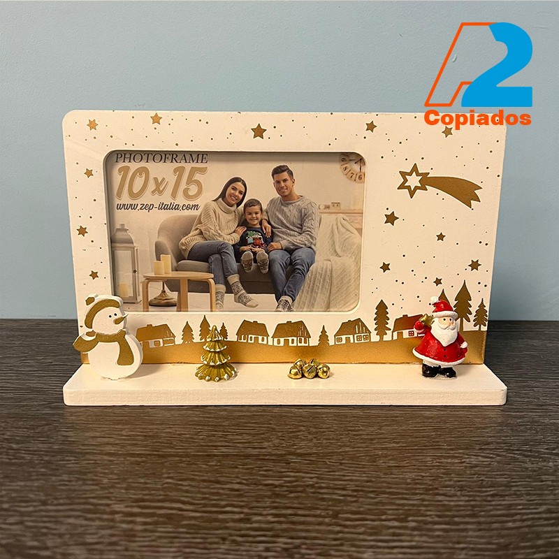 MARCO NAVIDEÑO CON ADORNOS