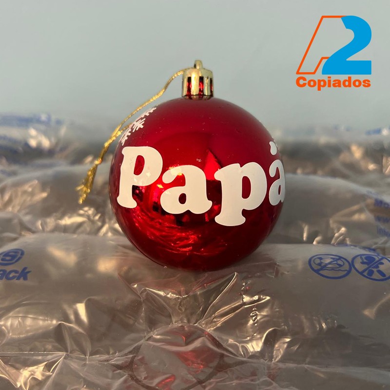 BOLA NAVIDAD CON TU NOMBRE