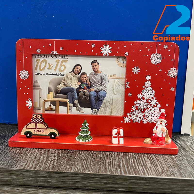 MARCO NAVIDEÑO CON ADORNOS 2