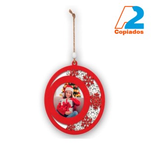 Bola plana navideña