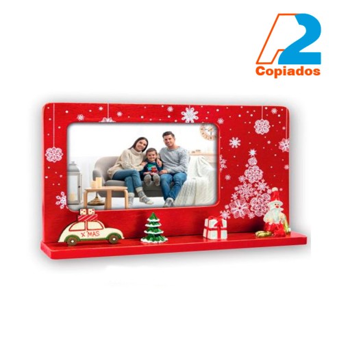 MARCO NAVIDEÑO CON ADORNOS