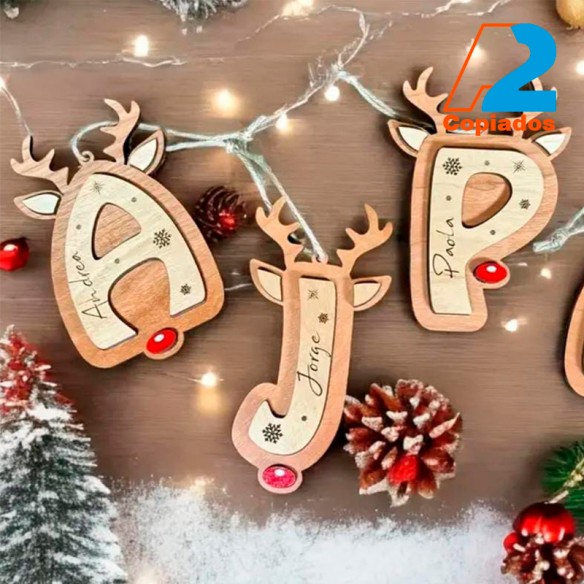 Iniciales Madera Grabadas