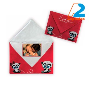 Cojín con forma de sobre