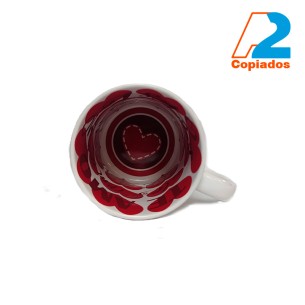 Taza con Corazón Interior